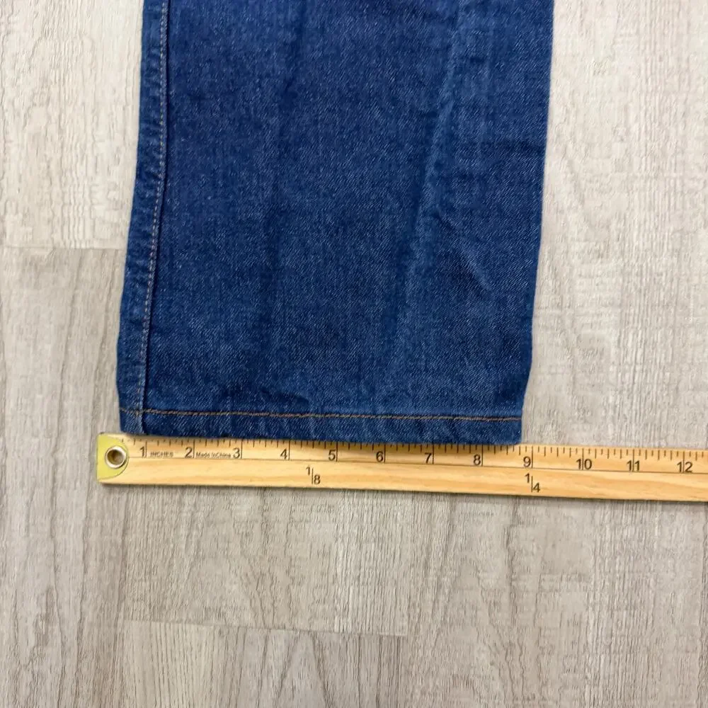 Vintage Wrangler Cowboy Cut Slim Fit Jeans Men's 36x34 Blue Denim Western 936DEN